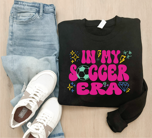 In my soccer era sweatshirt-youth