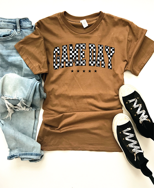 Checkered Game Day Tee